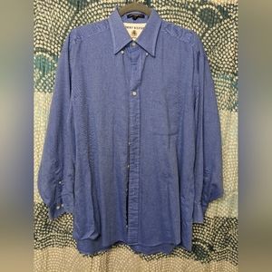Vintage Tommy Hilfiger blue button up dress shirt